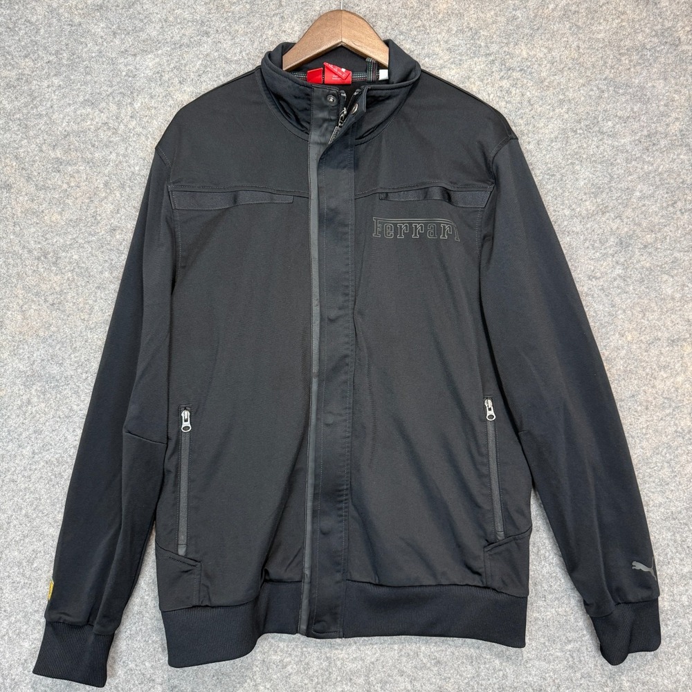 Puma Scuderia Ferrari Track Jacket Mens XL Full Zip Activewear Racing Cars